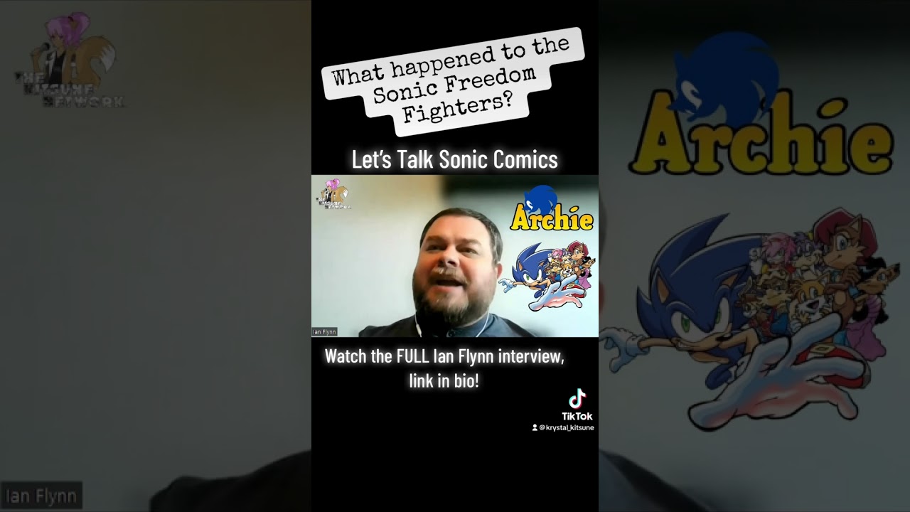 Let&rsquo;s Talk, Sonic Comics: Interview w/ Ian Flynn | FULL on channel!  #sonicthehedgehog