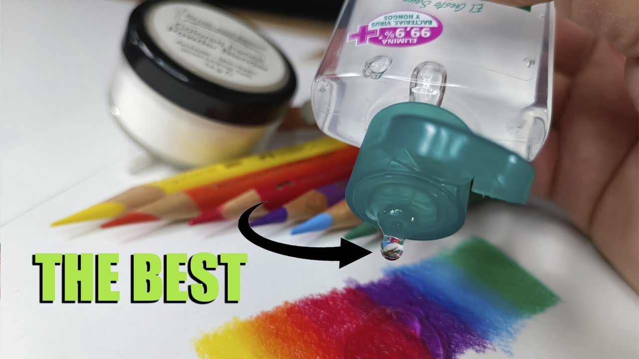 ✅Técnica para MEZCLAR los lápices de colores fácilmente y rápido 🚀/Qué BLENDER usar?