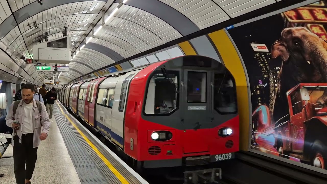 London Underground Jubilee Line 1996 Stock Trains (1 September 2025)