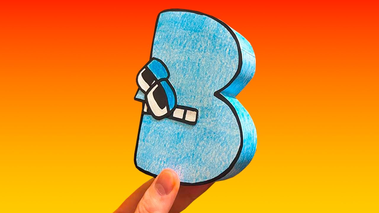 Paper Craft | GREEK Alphabet Lore BETA | B
