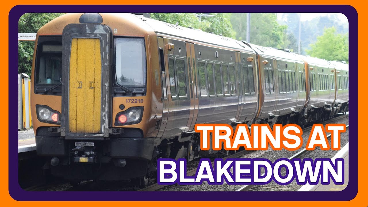 Trains at Blakedown railway station (30/05/2023)
