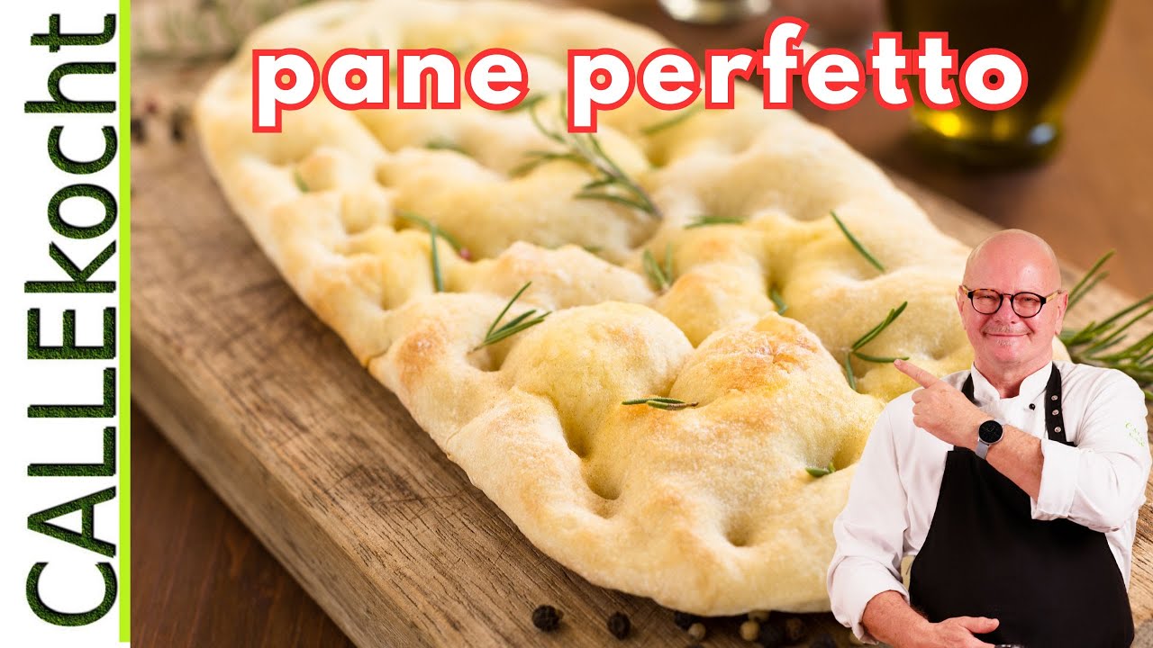 So einfach machst du Focaccia! Italienisches Fladenbrot Rezept