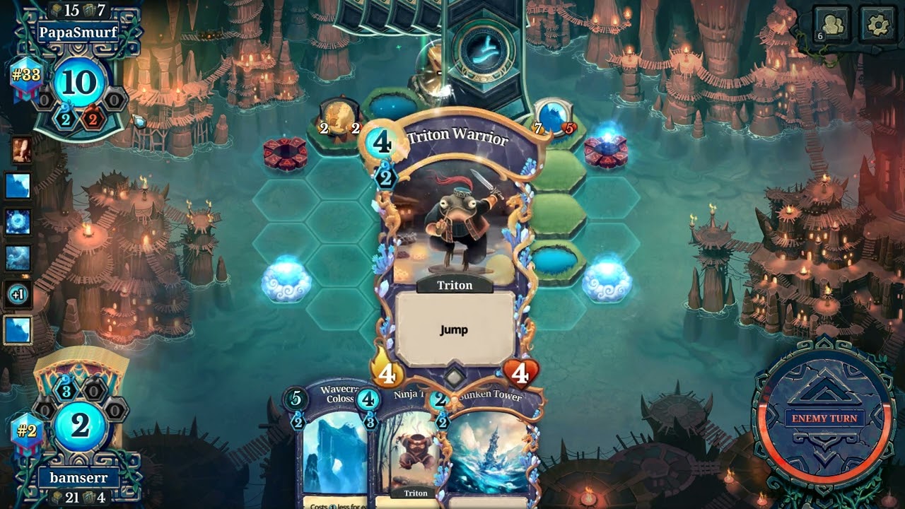 b jump vs papasmurf's burn