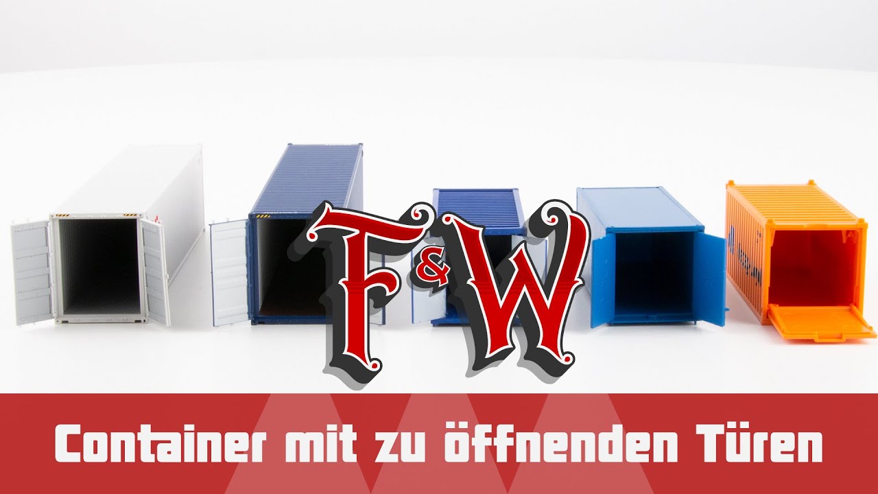 F&W112: Container mit zu öffnenden Türen