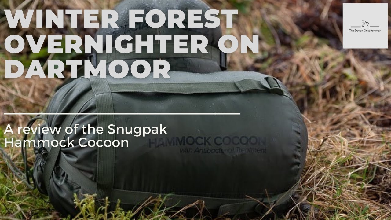 A review of the Snugpak Hammock Cocoon - Winter overnighter in a forest on Dartmoor