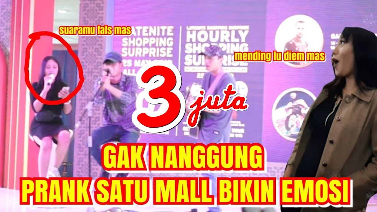 🔴 NGE PRANK SATU MALL DI BIKIN EMOSI - LIHAT ENDING NYA