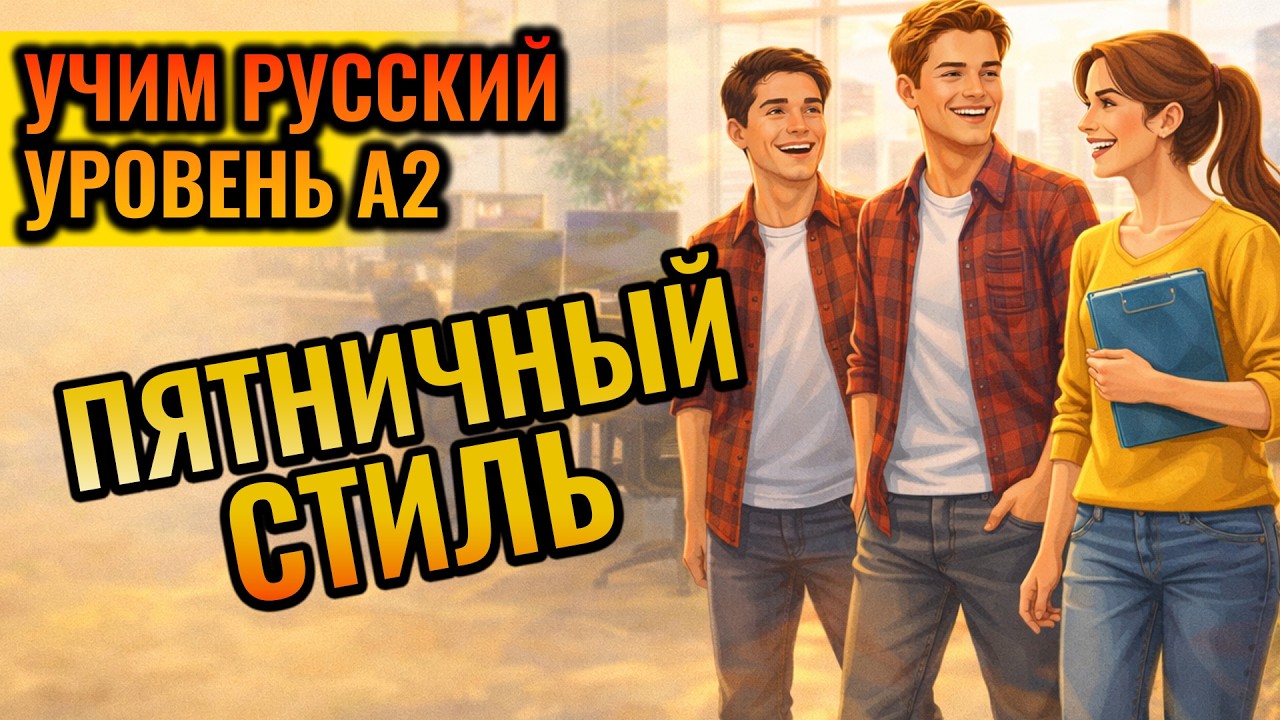 Урок 5   Пятничный стиль   Учим русский   Уровень А2