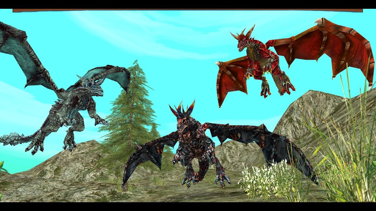 Dragon Sim Online: Be A Dragon Android Gameplay Ep 1