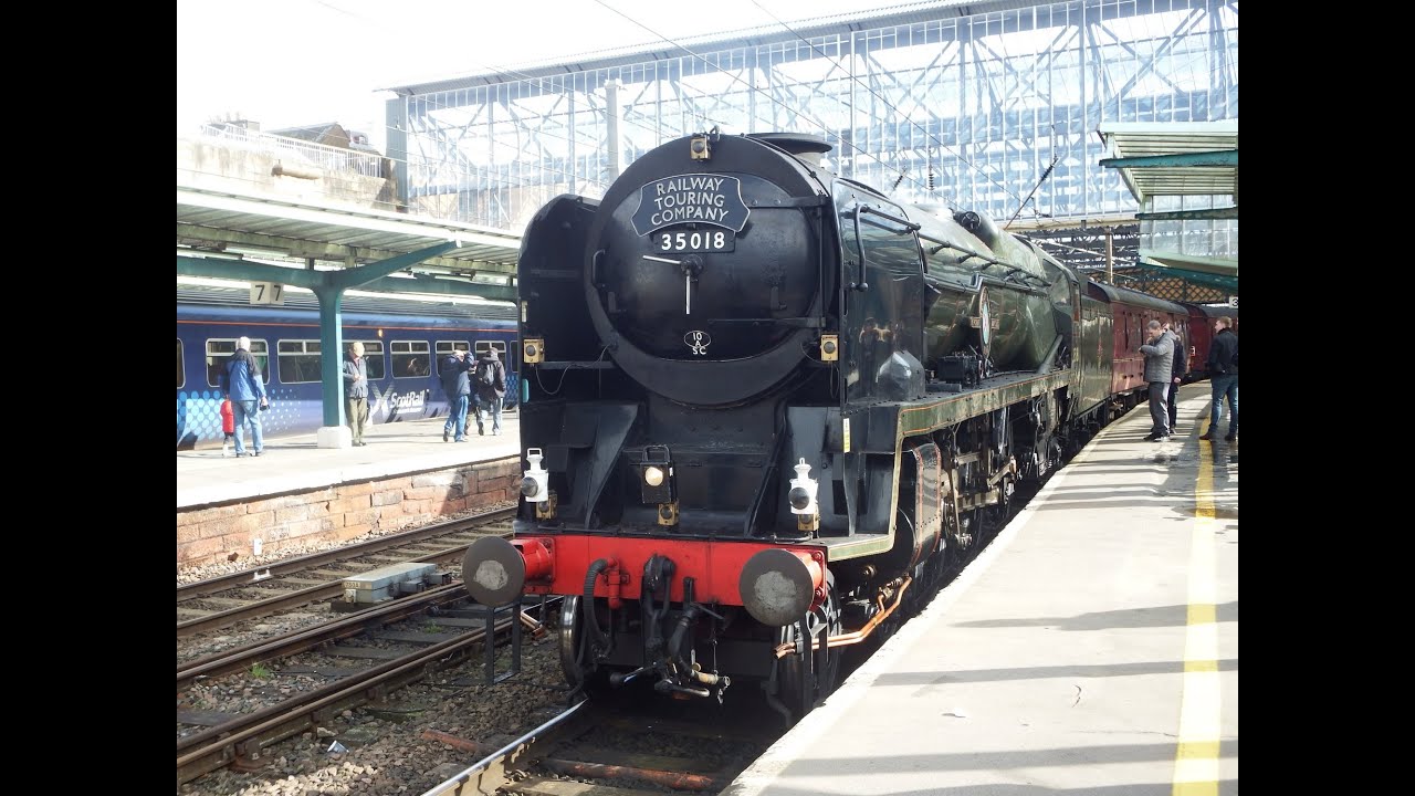 35018 & 46115   Leap Year's Day Steam at Carlisle 29 02 20
