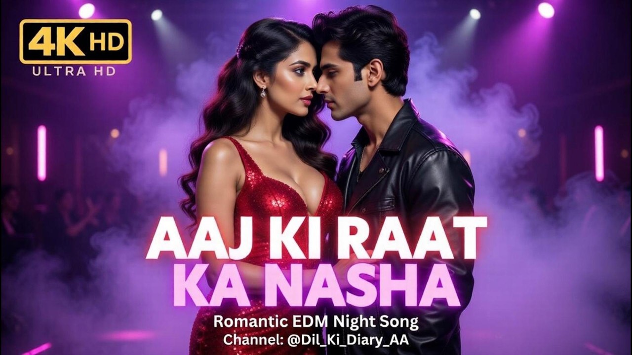 Aaj Ki Raat Ka Nasha | Romantic EDM Night Song | Sensual Hindi Love Song | @Dil_Ki_Diary_AA