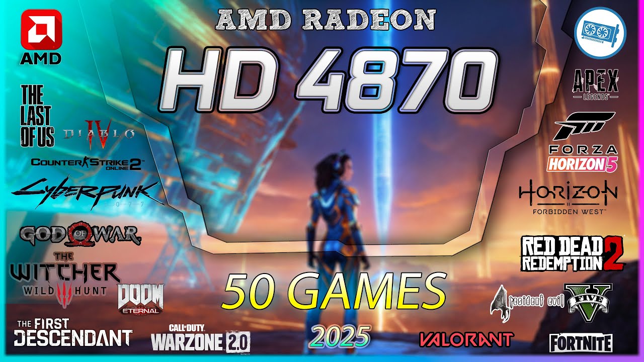 Can AMD Radeon HD 4870 1GB Handle 50 GAMES in 2025?