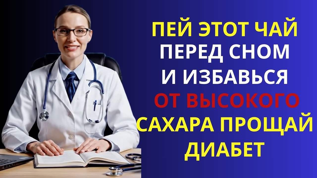 Пожилым людям: выпейте этот чай на ночь — сахар падает уже во сне!