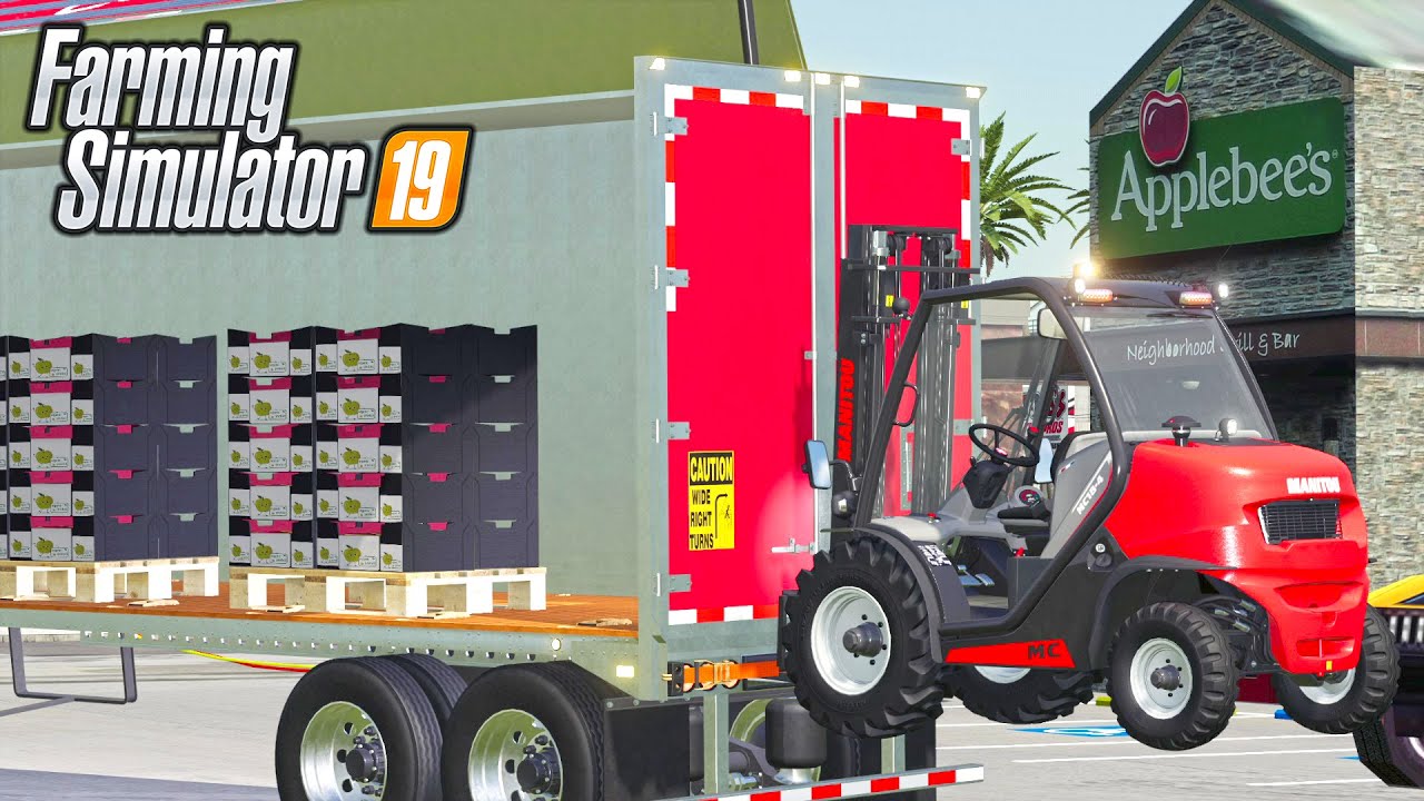 WE GOT APPLES FOR APPLEBEES FS19 (Global Company Mod) FARMING SIMULATOR 19