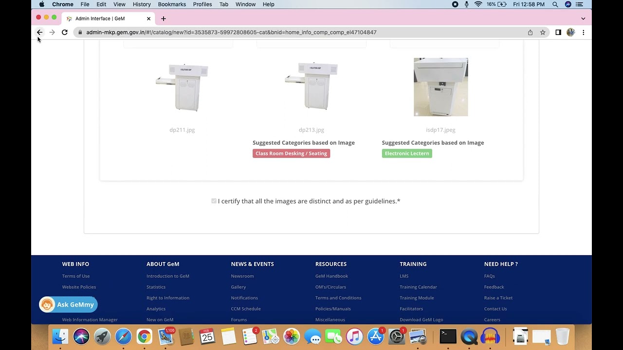 How to Published Product from Discontinued - Government E Maketplace