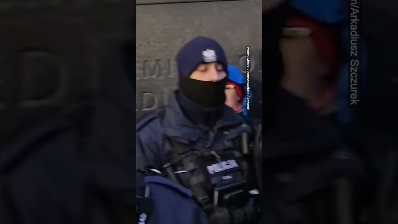 MACIEREWICZ OTOCZONY KORDONEM POLICJI!