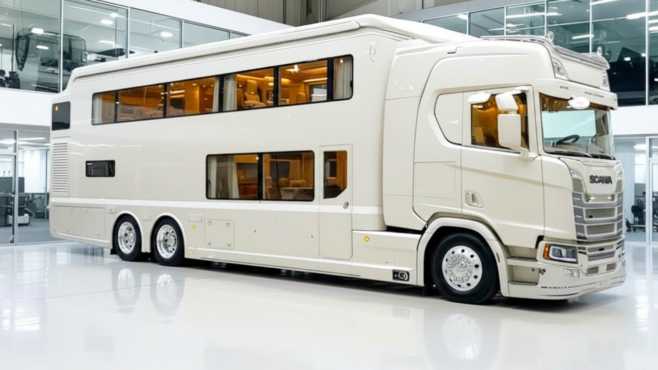 2026 Scania Double Decker 6&times;6 Motorhome &ndash; Дворец на колесах за 5 миллионов долларов@TechDrive-n3z 