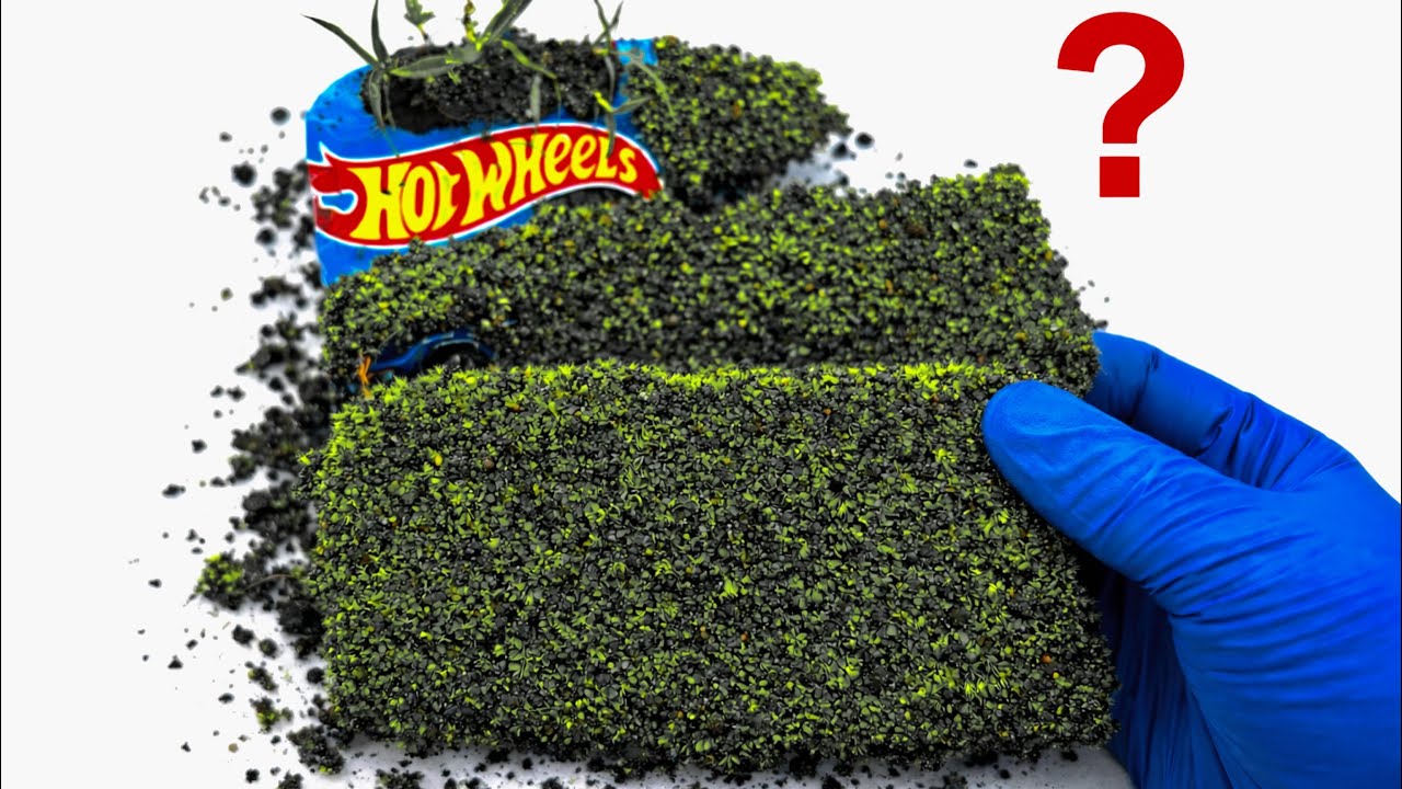 I Cleaned a Hot Wheels Hidden Under Moss | So Satisfying 