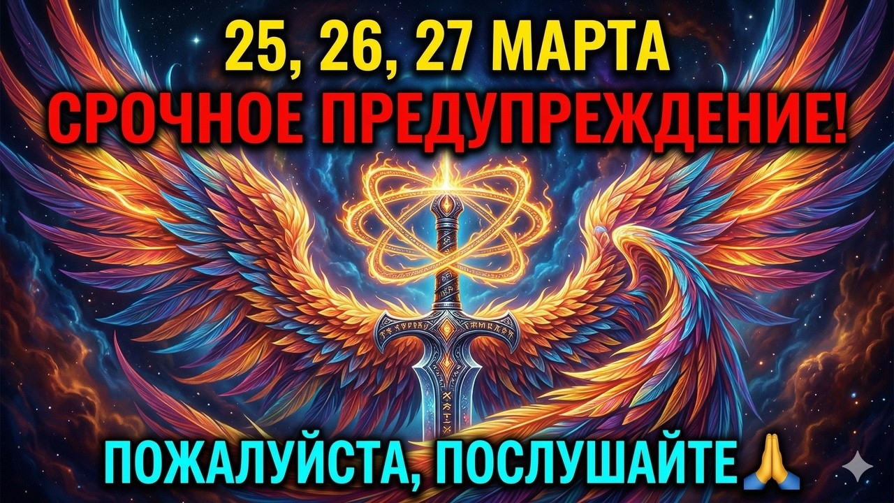Избранный: 25-27 МАРТА Бог сорвет ПЕЧАТЬ, игнорирование будет стоить ВСЕГО