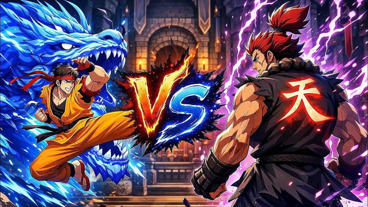 [ KOF Mugen ] God Ryo vs Akuma HY Epic Fight Full Battle 