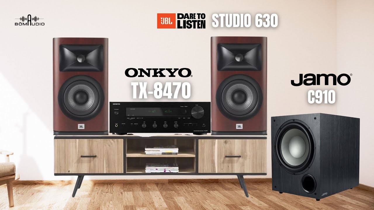 Test Remix Combo Nghe Nhạc Với Sub Jamo: JAMO C910 + JBL STUDIO 630 + ONKYO TX-8470 - Chất Âm Uy Lực