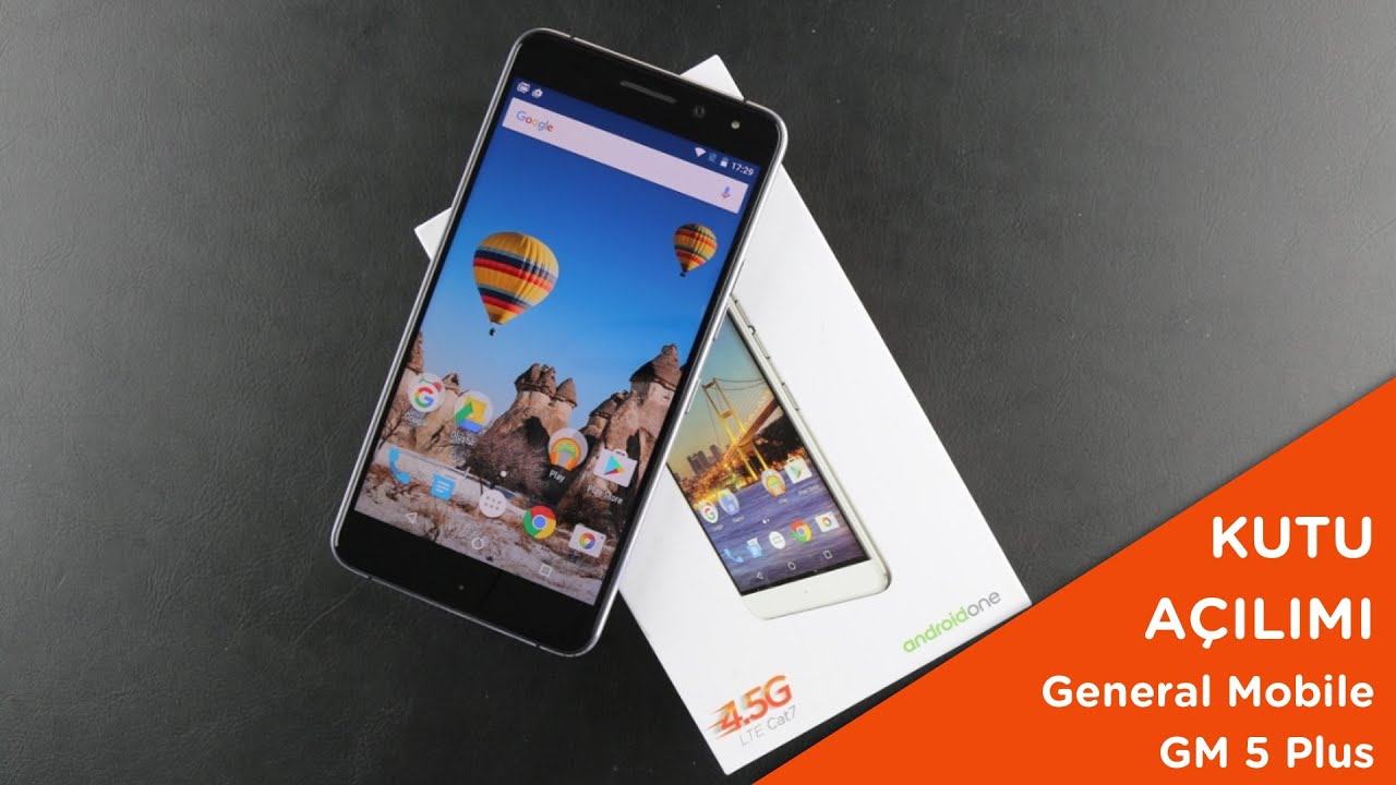 General Mobile GM 5 Plus Kutusundan Çıkıyor