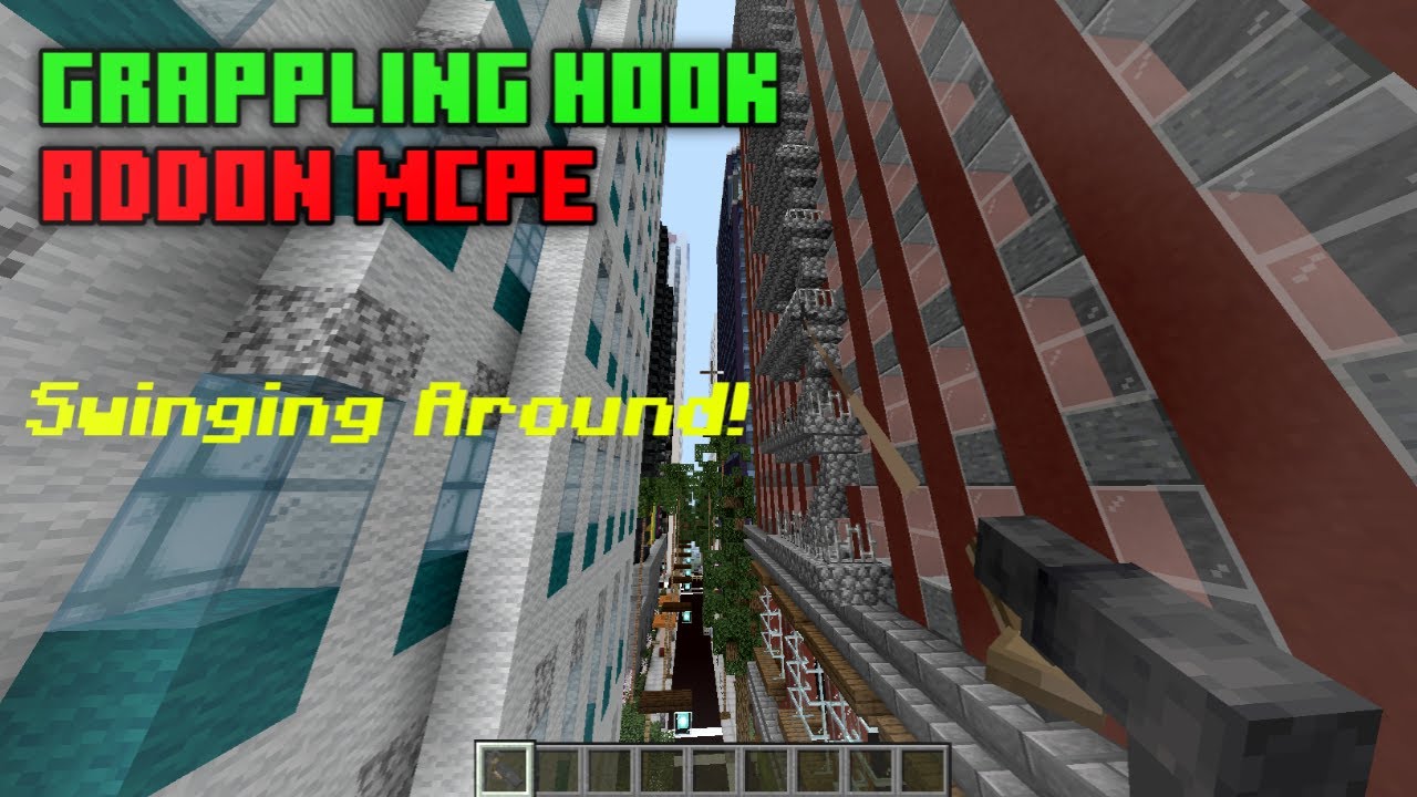 Grappling Hook Addon MCPE