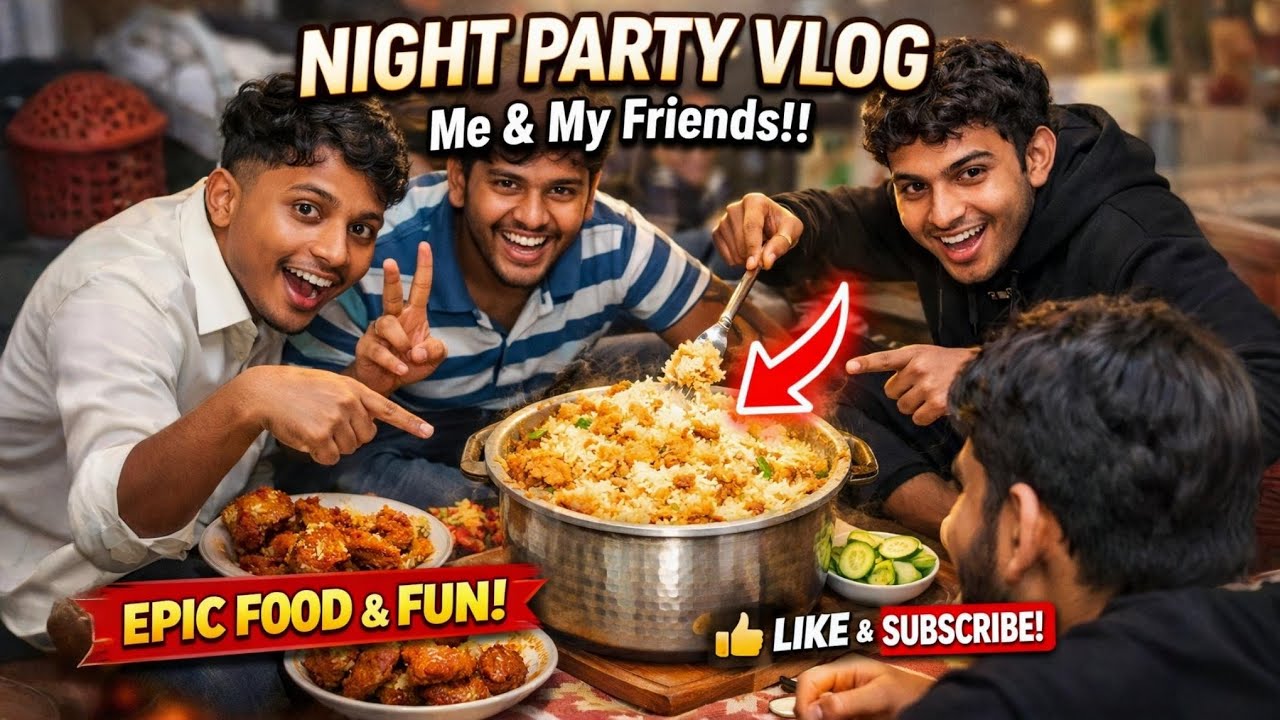 Night party vlog me and my friend 🫨