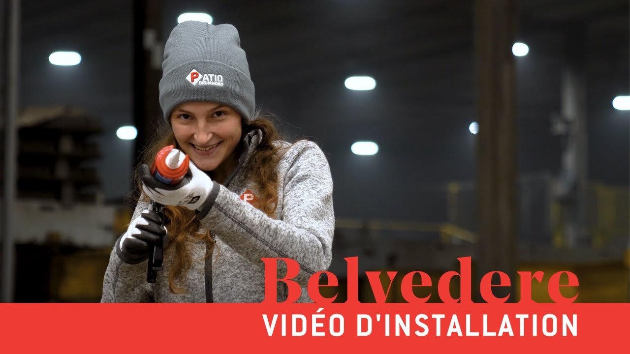 Installation : Belvedere - La dalle structurale par Patio Drummond