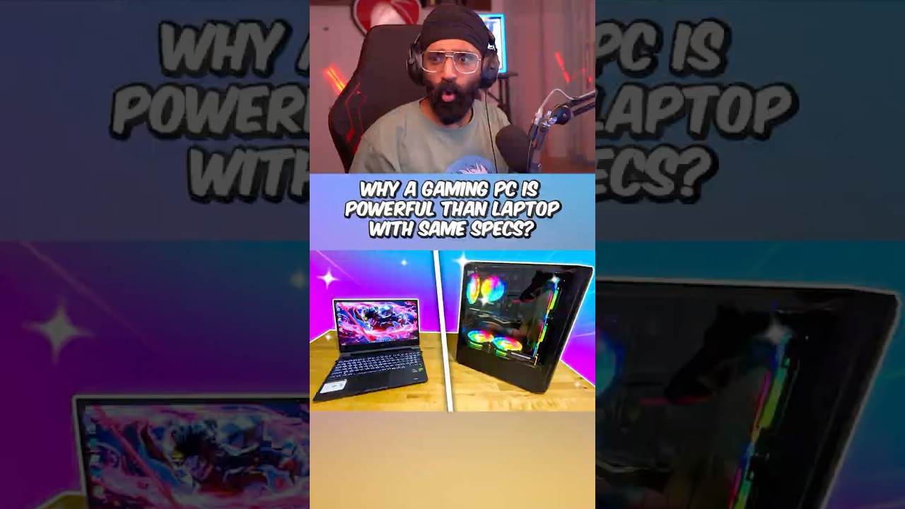 Why a gaming pc is better than laptop with same specs? #sikhwarrior #gaming