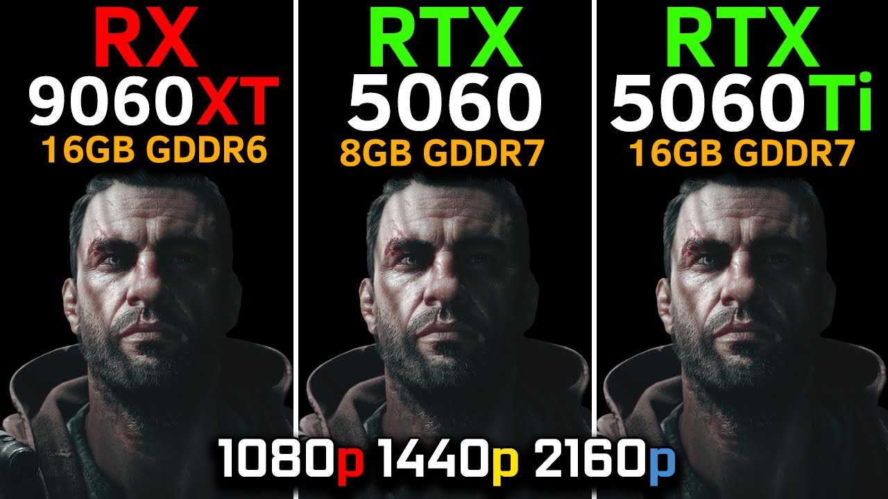 RTX 5060 vs RX 9060 XT vs RTX 5060 Ti | 1080p, 1440p, 4K | DLSS 4 vs FSR 4 | Best Budget GPU 2026?