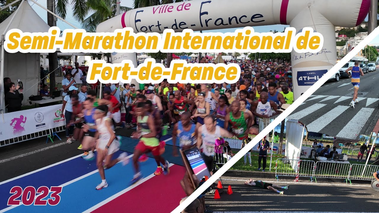 Semi-Marathon international de Fort-de-France 2023 en Martinique