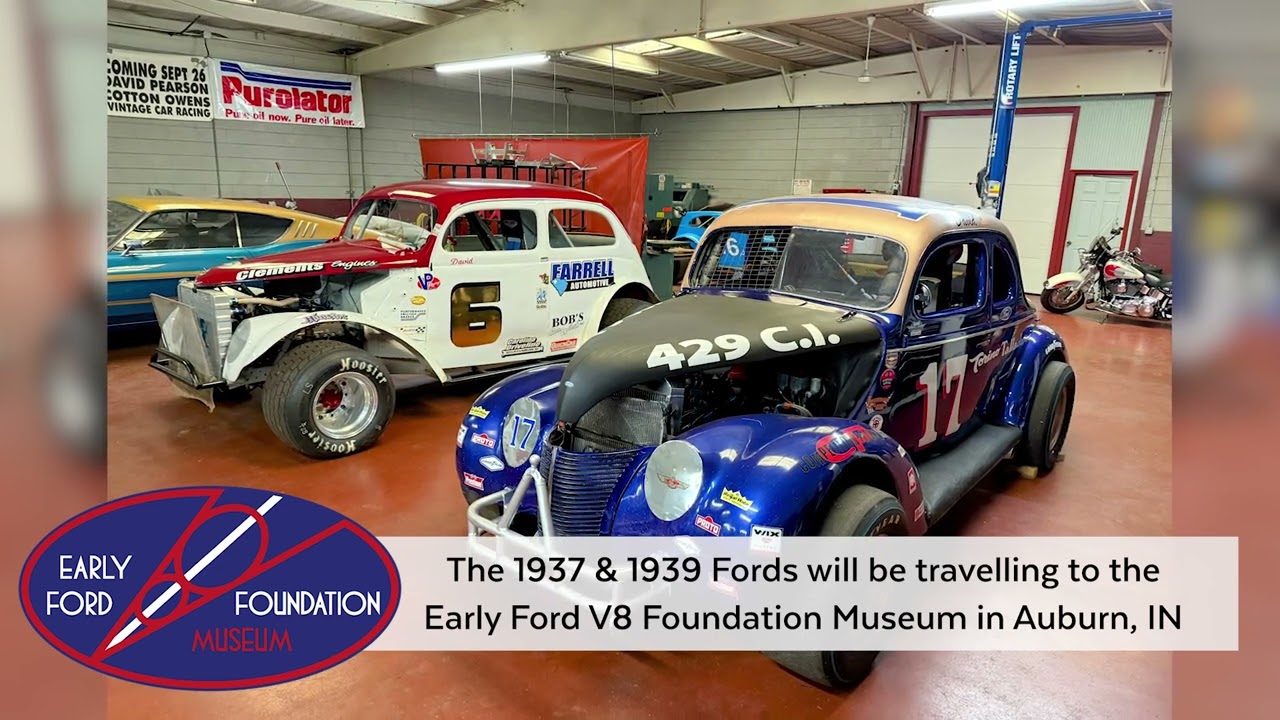 Old Cars sneak peek of David Pearson's 1937 & 1939 Fords