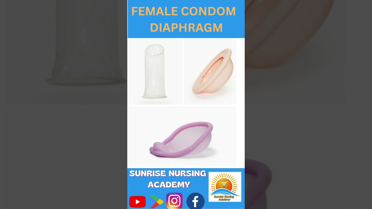 FEMALE CONDOM AND DIAPHRAGM || APP LINK IN THE DESCRIPTION || USES