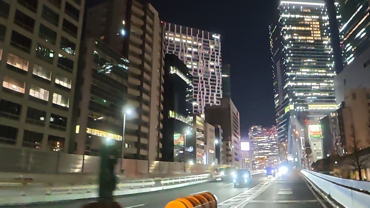 4K 360° Night Drive – Daikoku PA to Harajuku | Lotus Elan