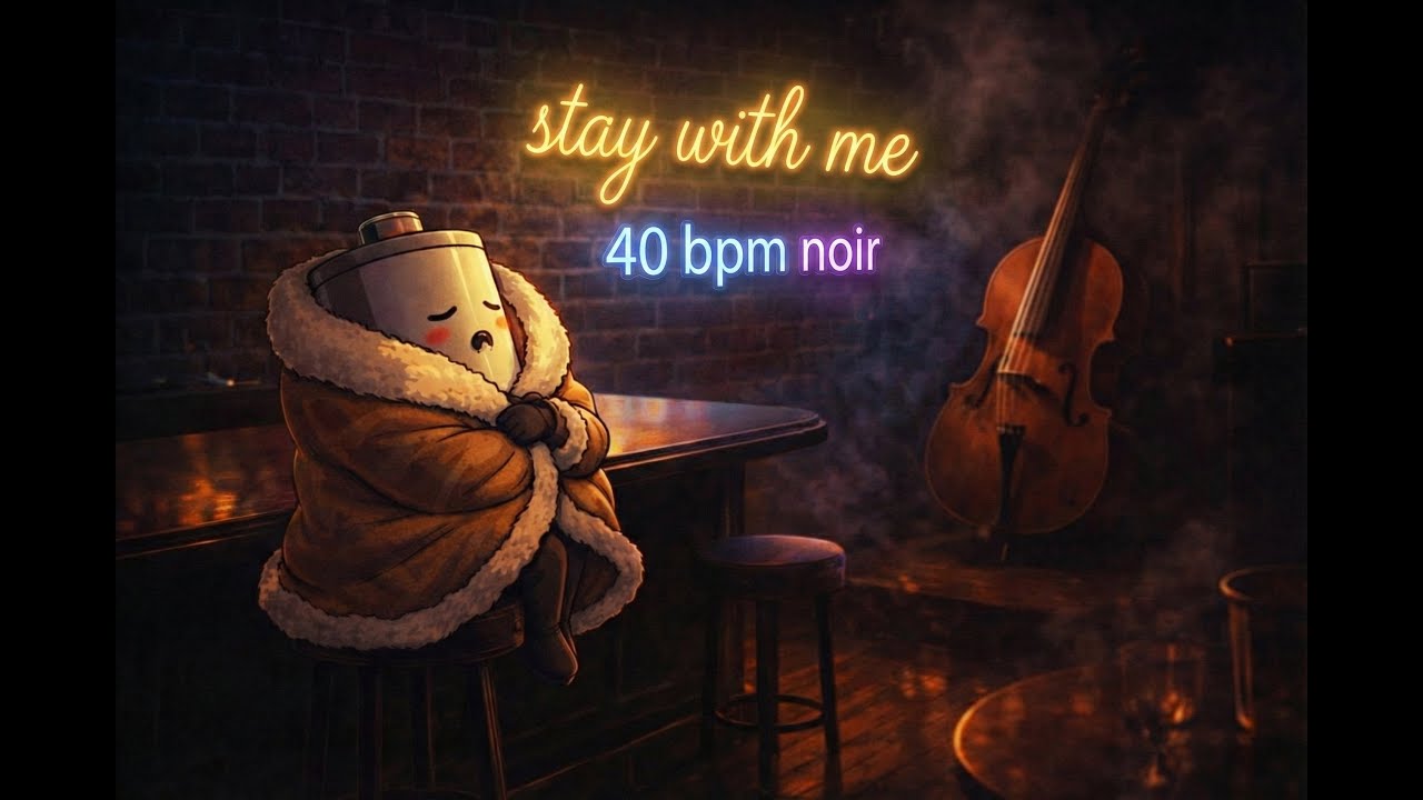 🔋Muffled Noir Night with RoBe [Acoustic Minimalist Jazz]