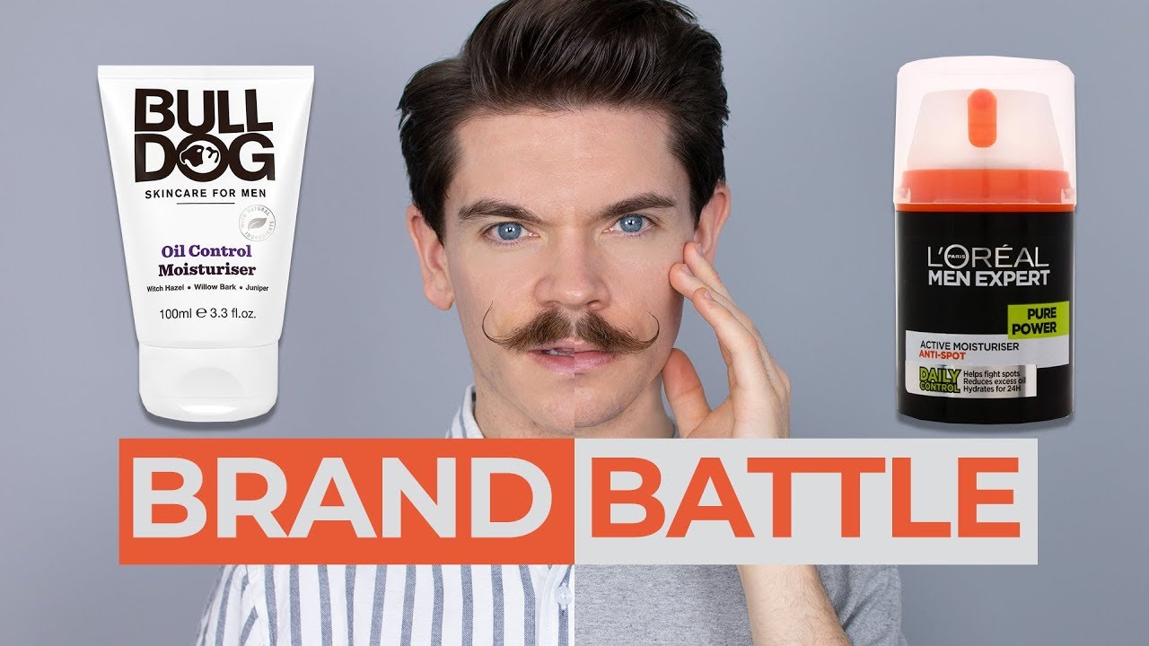 Bulldog Skincare Oil Control Moisturiser vs. L'Oréal Men Expert Pure Power | Brand Battle