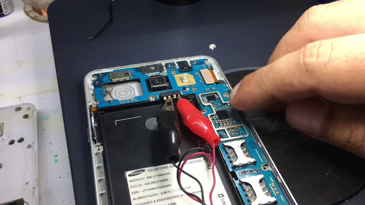 J7 metal não liga diagnóstico  FALTA DE TENSÃO DE ALIMENTAÇÃO 4.2 VOLTS NO PMIC.