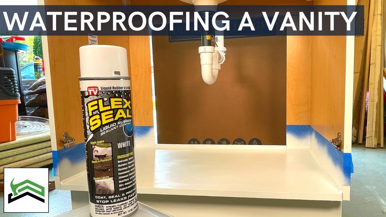 Гидроизоляция кухонного или ванной шкафа с помощью Flex Seal