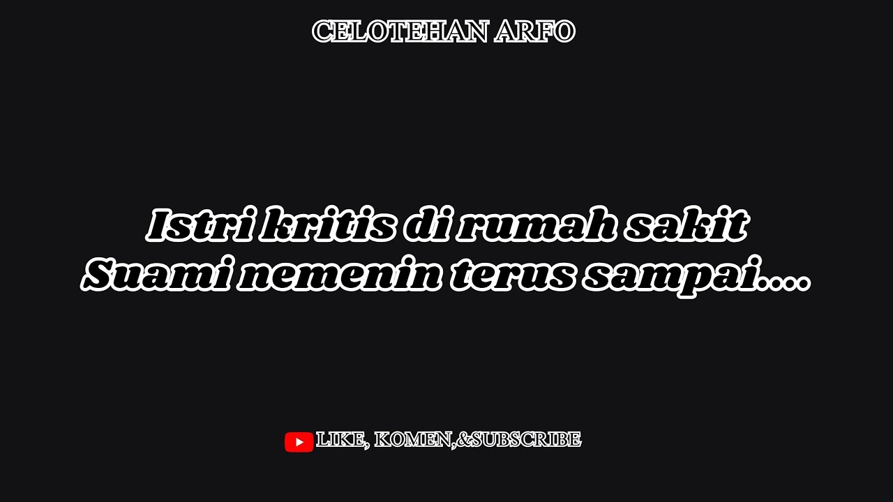 ISTRI KRITIS DI RUMAH SAKIT ⁉️MAS JAGAIN SAMPE NANGIS⁉️|ASMR HUSBAND 