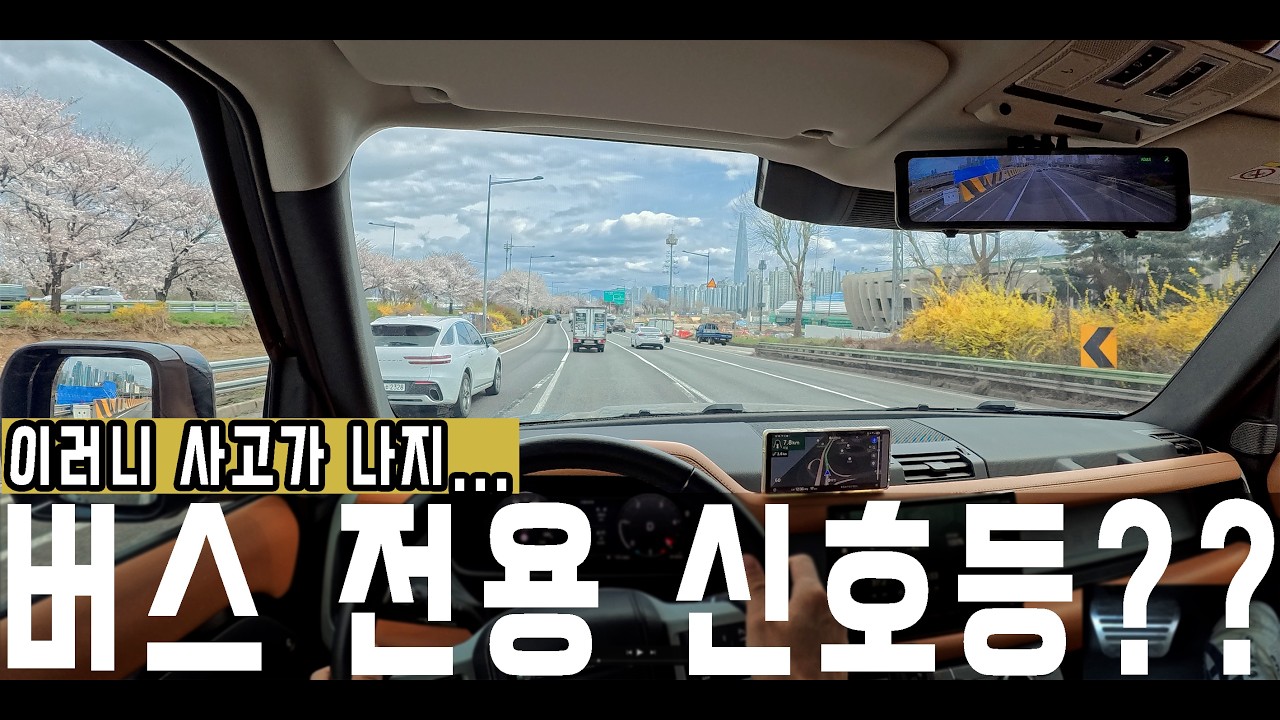 [초보운전 필수영상 나혼자탄다] 버스 전용 신호등