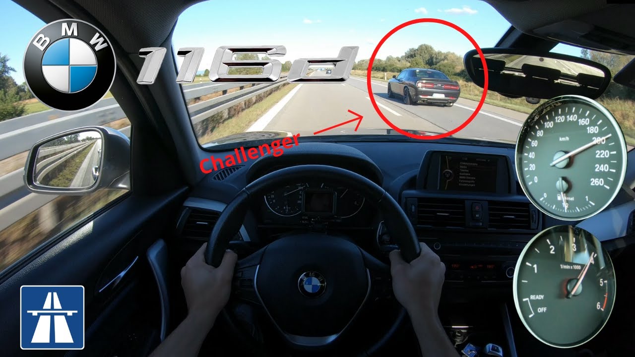 BMW 116d F20 TOP SPEED POV DRIVE ON GERMAN AUTOBAHN