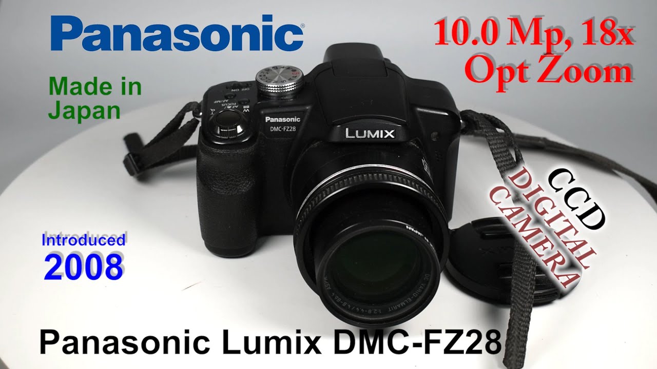 2008 Panasonic Lumix DMC-FZ28 - CCD Digital Camera