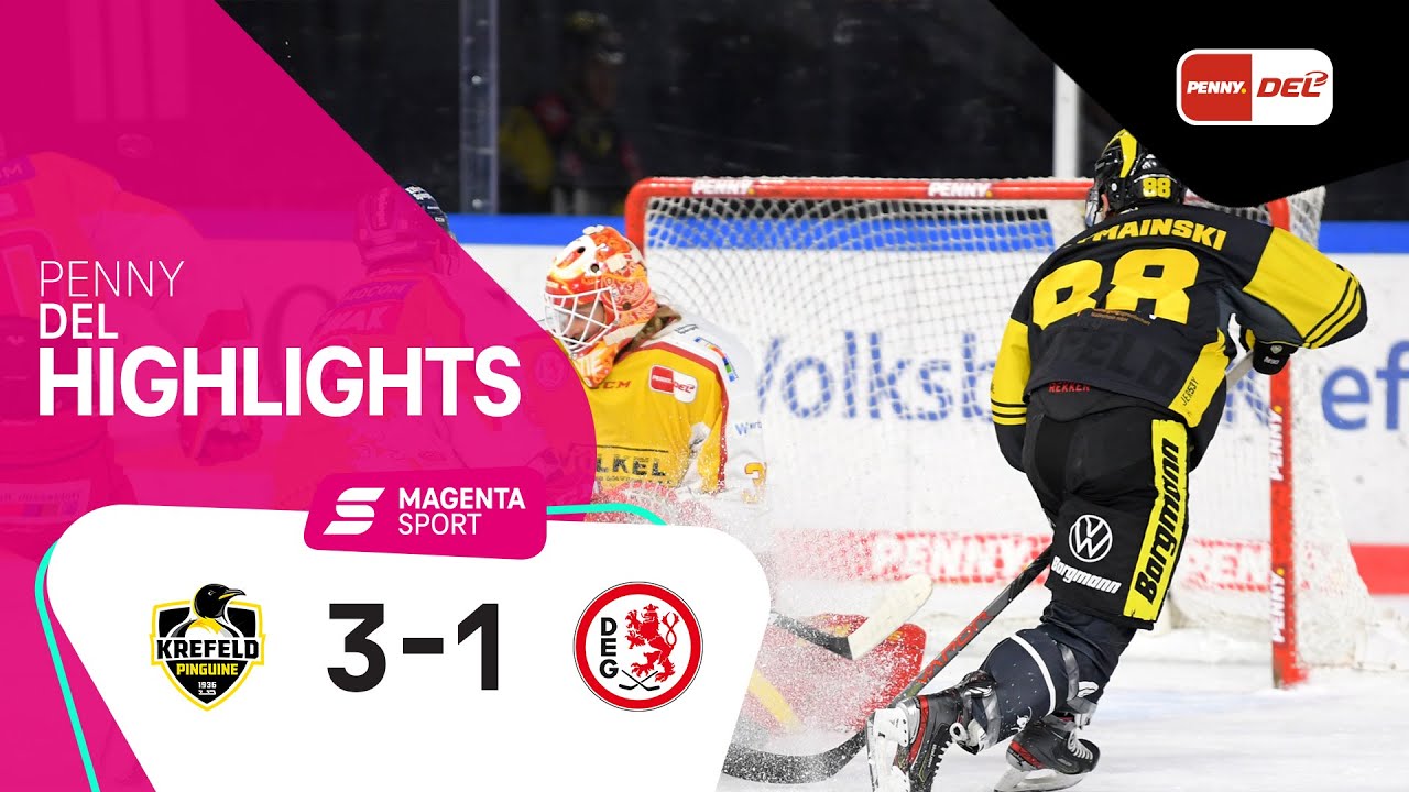 Krefeld Pinguine - Düsseldorfer EG | 24. Spieltag, 2020/2021 | MAGENTA SPORT