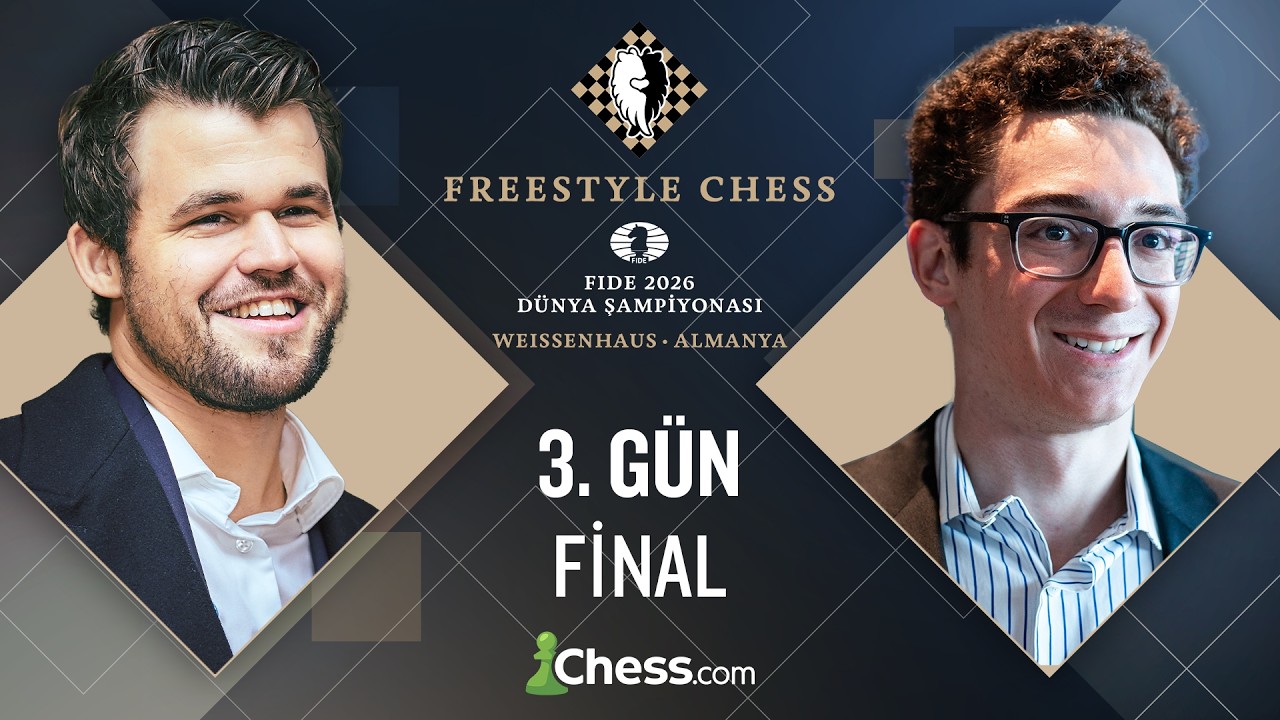 FİNAL! CARLSEN vs CARUANA | Freestyle Satranç Dünya Şampiyonu Kim Olacak?