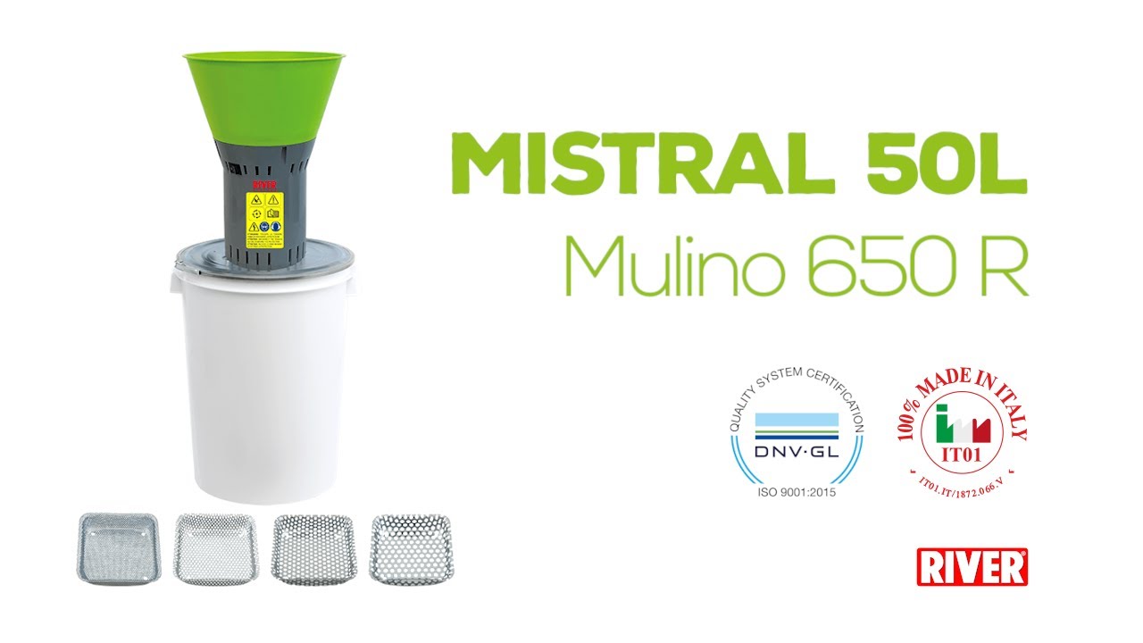 Mistral: il mulino elettrico River Systems per cereali