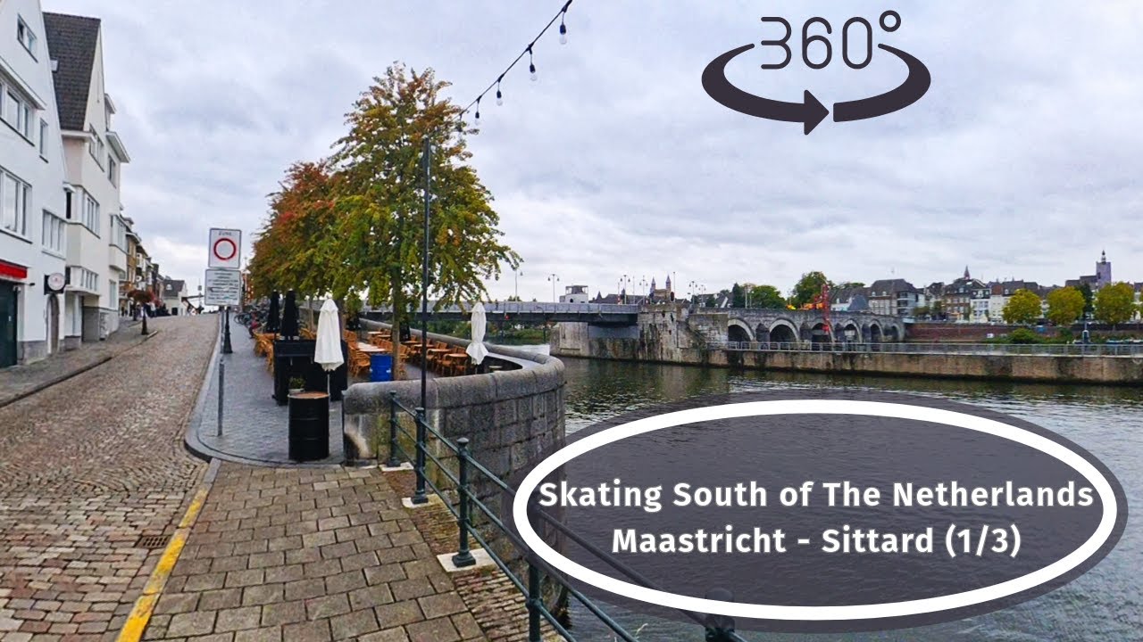 Rollerblading Southern Netherlands In #360 VR: Maastricht - Sittard (P. 1/3)