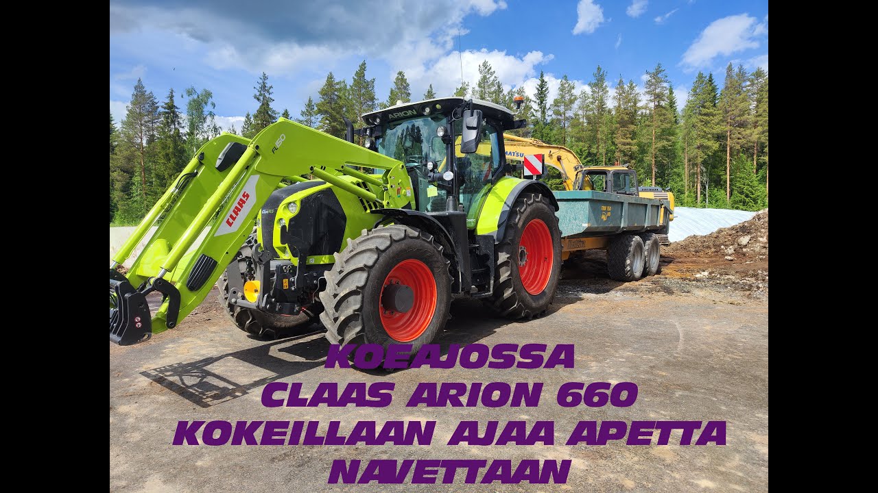 Koeajossa Claas Arion 660 - testataan ja tutustutaan esittelytraktoriin.