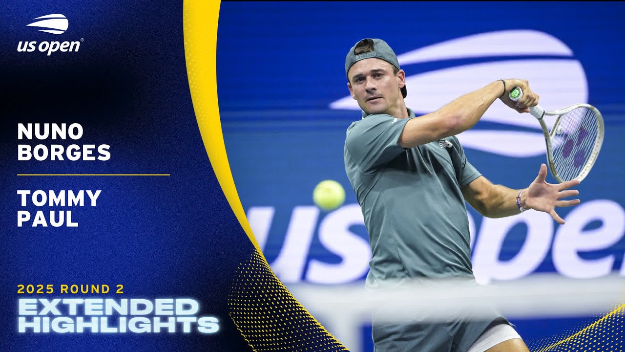 Nuno Borges vs. Tommy Paul Extended Highlights | 2025 US Open Round 2