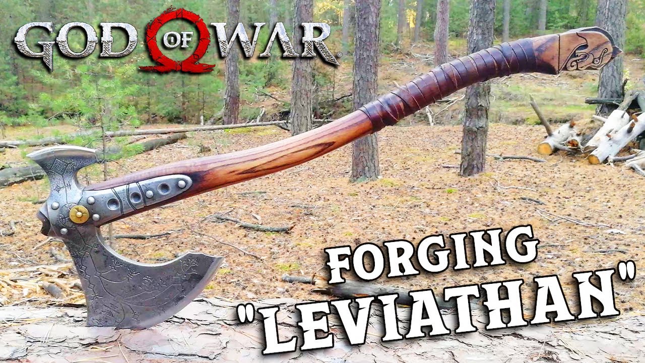 Forging the best KRATOS' AXE ever - Making of, Review & Test | God of War 4 [4K]