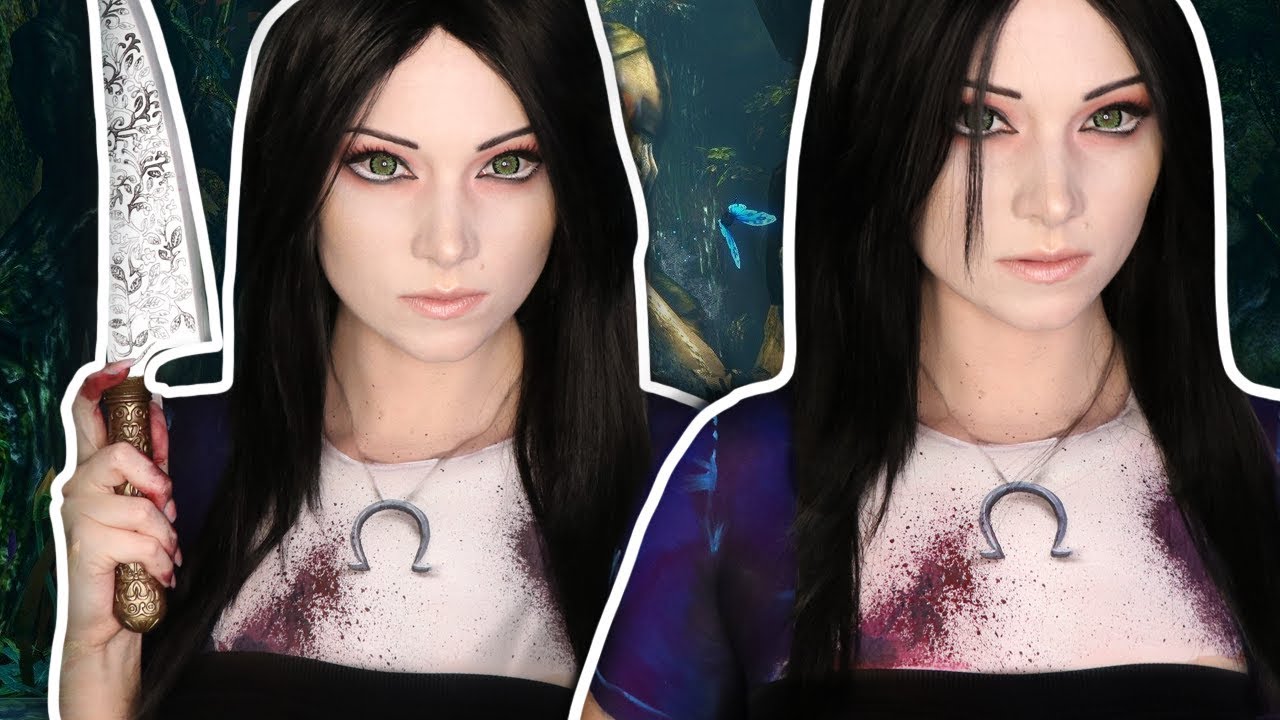 МОЯ ОДЕЖДА — ЭТО КОСМЕТИКА! | Урок макияжа Alice Madness Returns